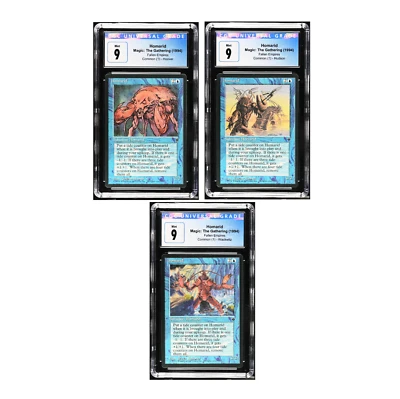 Set of 3 1994 Magic the Gathering MTG Fallen Empires Homarid CGC 9 Mint - Image 1 of 4