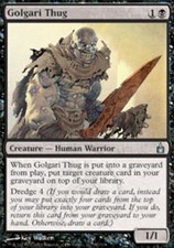 1x Golgari Thug LP, English MTG Ravnica: City of Guilds