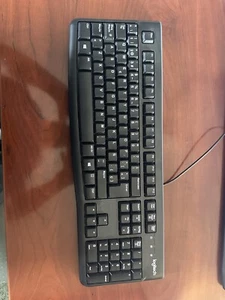 Logitech K120 Wired USB Keyboard-SPANISH Espanol Mexico - Picture 1 of 5
