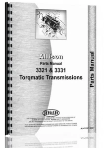 Catálogo manual de piezas de transmisión de potencia Allison 3321 3331 Torqmatic - Imagen 1 de 4