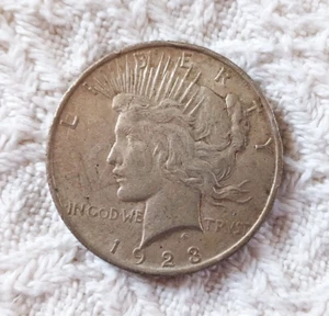 1923 Friedensdollar, im Umlauf - Bild 1 von 3