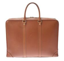 Louis Vuitton Porte documents Briefcase Nomad Leather Brown rare Authentic