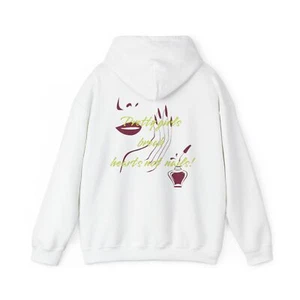Hoodie Sweatshirt, Make Money Not Friends, Unisex Pullover Jumper, Streetwear - Picture 1 of 49