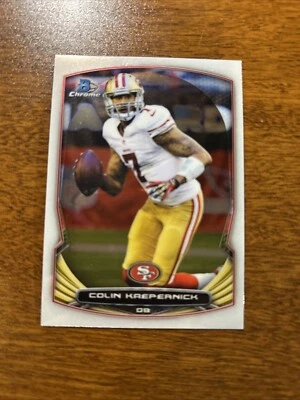 Colin Kaepernick San Francisco 49ers 2014 Bowman Chrome Football Base #29 F21 - Image 1 of 2