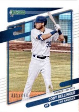 2021 Donruss Career Stat Line #114 Cody Bellinger  /494 Los Angeles Dodgers 