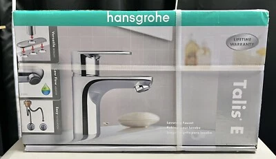 Hansgrohe Talis E 1.5 GPM Single Hole Lavatory Faucet - Chrome 04428000 - New - Image 1 of 4