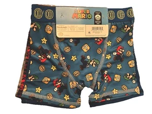 Super Mario Boys Athletic Boxer Briefs S/4 - Picture 1 of 5