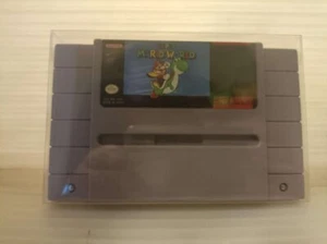 Super Mario World (SNES) Super Nintendo WITH MANUAL! GOOD CONDITION - Picture 1 of 2