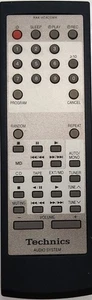 Technics RAK-HDA25WH, Original Audio System Remote Control Fernbedienung Genuine - Foto 1 di 4