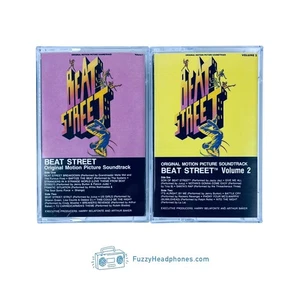 Beat Street 1 & 2 Soundtrack Cassette Tapes (1984) Grandmaster Melle Mel TESTED - Picture 1 of 6