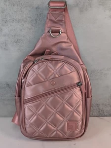 IHKWIP Convertible Sidekick Sling Rucksack Tasche Metallic Rose Gold - Bild 1 von 7