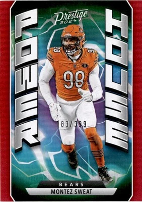 2024 Panini Prestige #PH-MST Montez Sweat Power House Xtra Points Red #/399 - Image 1 of 2