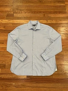 John Varvatos USA Slim Fit Button Up Fitted Casual Shirt Men 17.5 - 34/35 - Picture 1 of 10