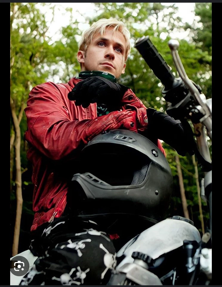 Chaqueta motera de cuero roja vintage años 80 HEIN GERICKE First Gear talla L Foto 1 de 4