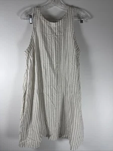 A New Day Damenkleid Größe M weiß Nadelstreifen ärmellos maritim Fit & Flare - Bild 1 von 11