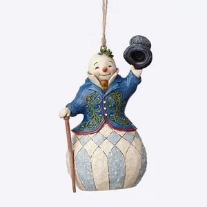 Jim Shore*VICTORIAN SNOWMAN con SOMBRERO DE COPA/ADORNO CHALECO*NUEVO EN CAJA*NAVIDAD*4047683 - Imagen 1 de 2