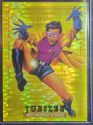 2024 Marvel Masterpieces '92 Seismic Gold Jubilee #42/92 X-Men /92 SSP - Image 1 of 3