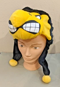University Iowa Hawkeyes Soft Plush Winter Stocking Hat Cap Herky 3-D Forever - Picture 1 of 3