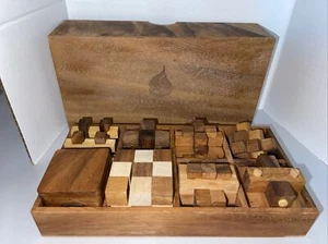 Caja de almacenamiento de madera SiamMandalay edición de lujo 8 rompecabezas teaser de cerebro Danny Seo - Imagen 1 de 8