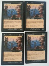 Rank and File playset (4 cards) NM Urza's Legacy ULY MtG