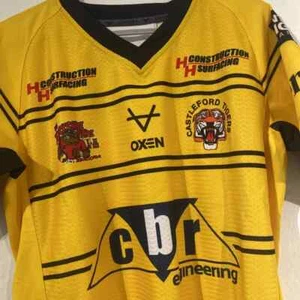 Castleford Tigers - Maglia Rugby League - Taglia Large - Foto 1 di 2