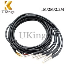 DS18B20 DS18S20 Waterproof Digital Temperature Temp Sensor Probe 1M/2M/2.5M