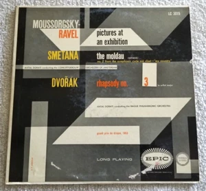 Pictures At An Exhibition-Moldau-Rhapsody#3-Dorati,Mussorgsky,Ravel,Dvorak,LP - Picture 1 of 6