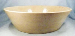 Yellowware Milk Bowl Pan Mocha Mochaware Country 1800s Primitive Antique Scarce - Picture 1 of 8