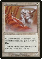 FOIL Pious Warrior | MtG Magic Mercadian Masques | English | Near Mint