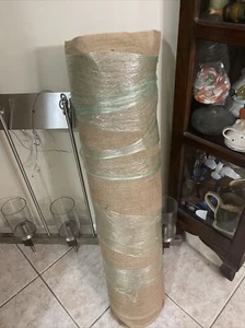 Burlap Fabric Natural 36” Wide 50-100 Yards ? Craft Table Wedding Party Supplies - Picture 1 of 5