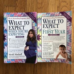 Lot 2 What to Expect When You're Expecting and What to expect the First Year