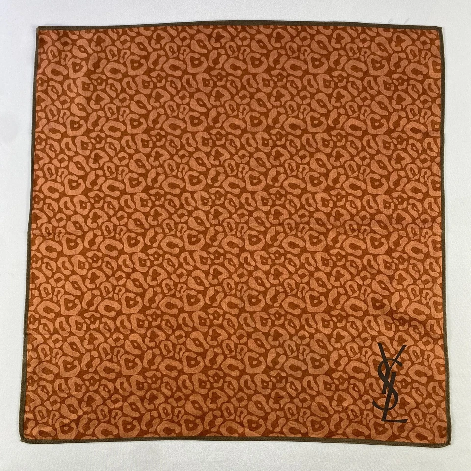 Vintage Yves Saint Laurent Handkerchief Neckerchief Bandana Pocket Square - Image 1 of 4