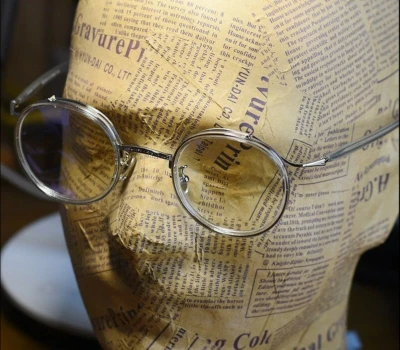 Round clear eyeglasses frame men's round eyewear women's clear round glasses - Image 1 of 4