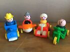 Lot 4 figurines 4 Vehicules Fisher Price Vintage