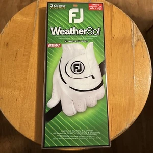 New FootJoy Golf MLH WeatherSof (2 Pack) Glove ML - Picture 1 of 2