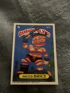 1987 Topps Garbage Pail Kids Series 9 Diced Brice #361a - Picture 1 of 2