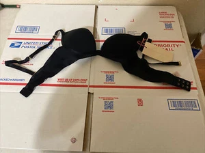 NOS STELLA McCARTNEY 'Stella Mesh" Black Smooth Supernatural BRA S79-107 32B - Picture 1 of 9