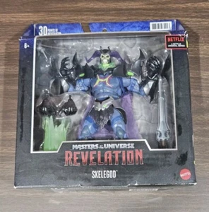SKELEGOD Masters of the Universe MOTU Revelation 9" FIGURE SKELETOR NEW netflix - Picture 1 of 2