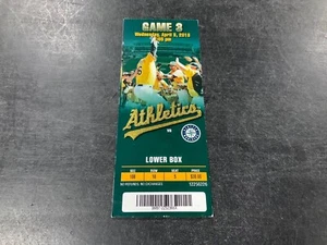 OAKLAND A'S 2013 TICKET STUB 4/3/13 VS MARINERS~Nate Freiman MLB DEBUT & FIRST H - Imagen 1 de 1