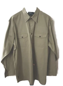 POLO RALPH LAUREN CLASSIC & VIELSEITIGES HERREN XL KHAKI SHIRT MIT 2 TASCHEN! - Bild 1 von 9
