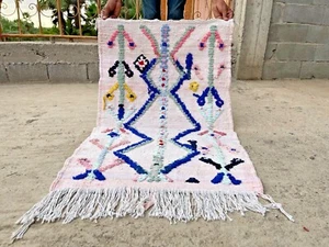 handmade Bedroom rug Moroccan carpet Berber Wool rug Handmade Hand knotted rug - Picture 1 of 5