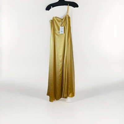 Vestido camisero satinado aplastado Theory al sol. Nuevo con etiquetas. Talla 0. Venta al por menor - $500 Foto 1 de 4