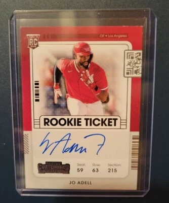 Jo Adell 2021 Panini Contenders Rookie Auto - Image 1 of 4