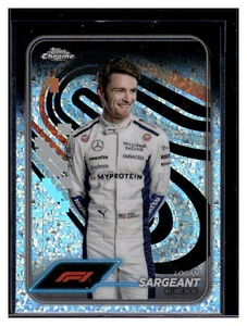 TOPPS CROMO FÓRMULA 1 #20 REFRACTOR MOTEADO LOGAN SARGEANT #/299 - Imagen 1 de 2