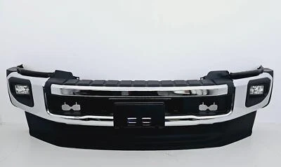 2020 Ford F450 OEM Front Chrome Bumper Assembly with Fog lights OEM HC3Z-17757-E - Imagem 1 de 4
