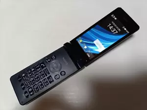 Sharp AQUOS 805SH Keitai 3 nero Android telefono con sportelli softbank senza SIM sbloccato - Foto 1 di 9