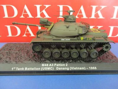 Die cast 1/72 Modellino Carro Armato Tank M48 A3 Patton 2 Vietnam 1968 - Immagine 1 di 4