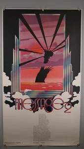 Allen Ginsberg Michael English Poster Original Message 2 1968 - Picture 1 of 12