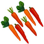  Artificial Carrot Material; Water Table Toys Mini Plushies Dining Room Decor