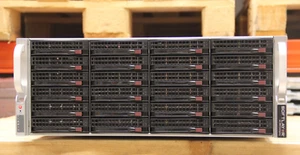 Supermicro CSE-847BE1C-R1K28LPB 4U Boîtier serveur 36 x 3,5" 12Gbps SAS Expander - Photo 1/9